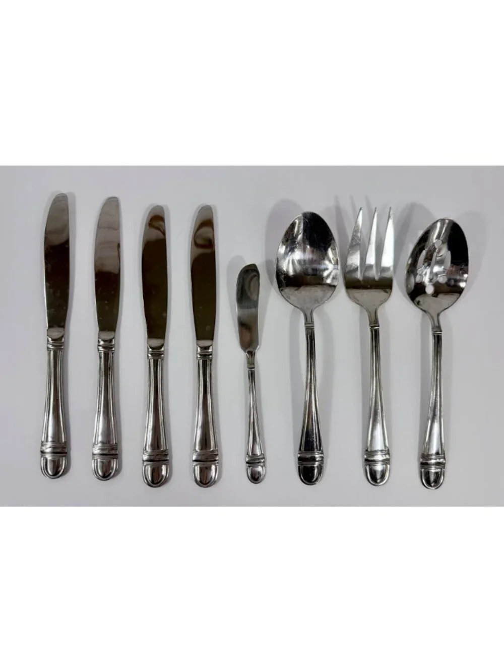 International Silver INS669 Pattern Set Of 8 Stainless Steel Replacement Flatwar